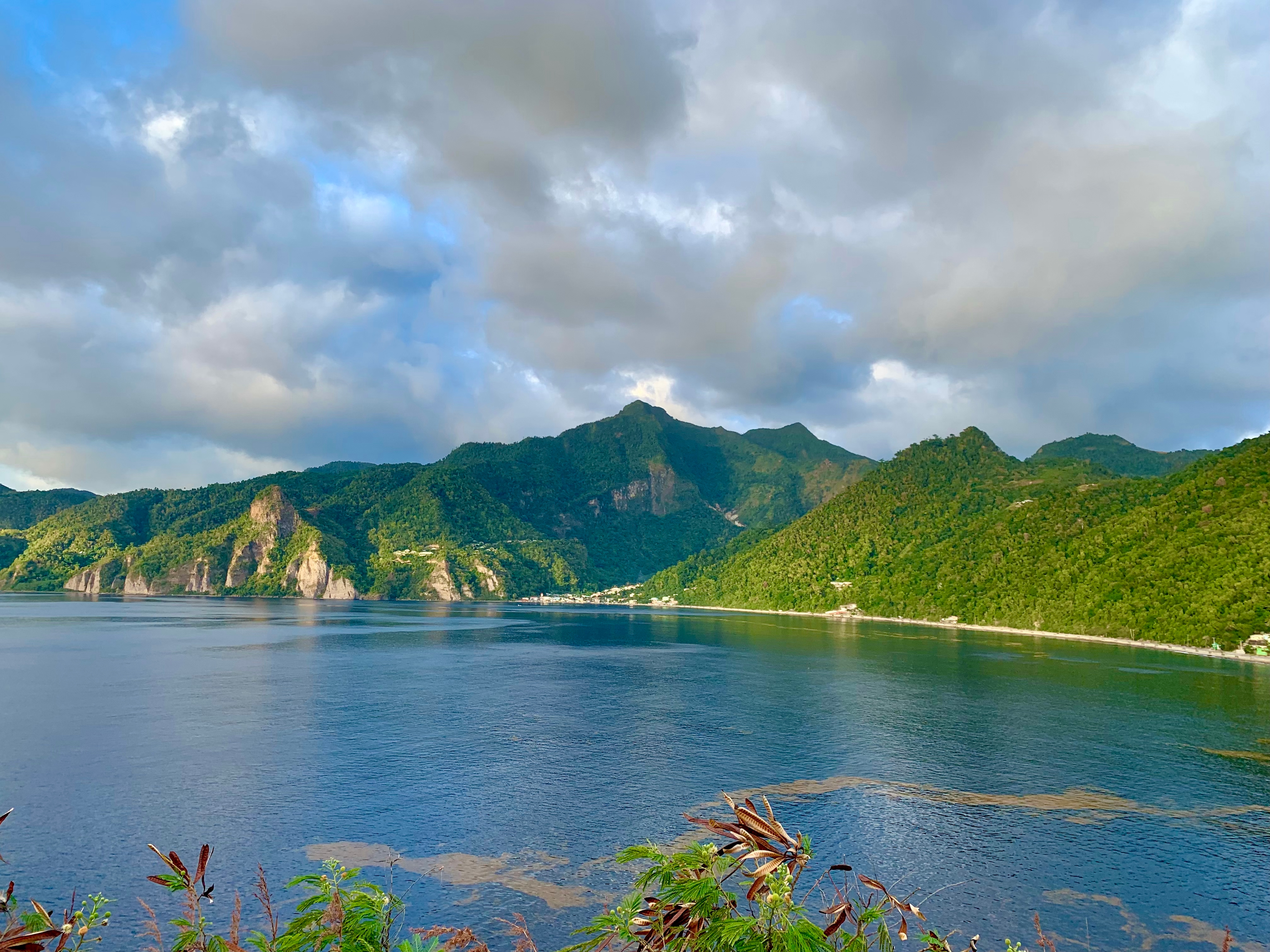 Solar farm in the Caribbean